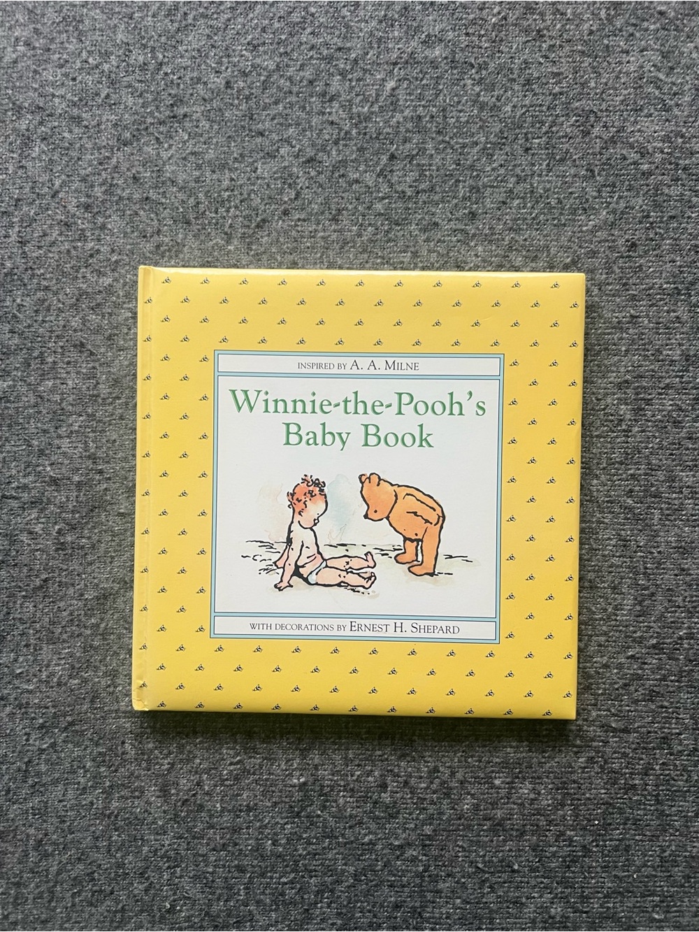 Winnie The Pooh Baby Book - Yellow